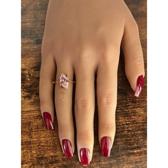 Pink Stone Ring - Picture 3 of 4